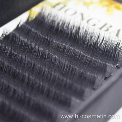 Natural Mink 8/9/10/11/12 Lines Individual Single Eyelash Grafting 0.07mm faux mink lashes